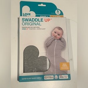 Love To Dream Swaddle UP, Gray, Small, 8-13 lbs, Better Sleep